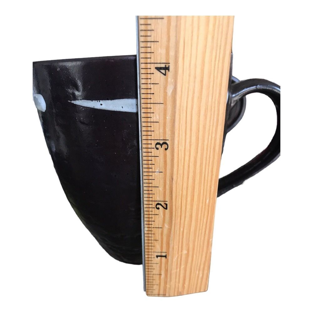 Joseph Abboud Solaris #5022601 Stoneware Coffee MUG 15 oz Set of 2 Dark Brown - Picture 7 of 7
